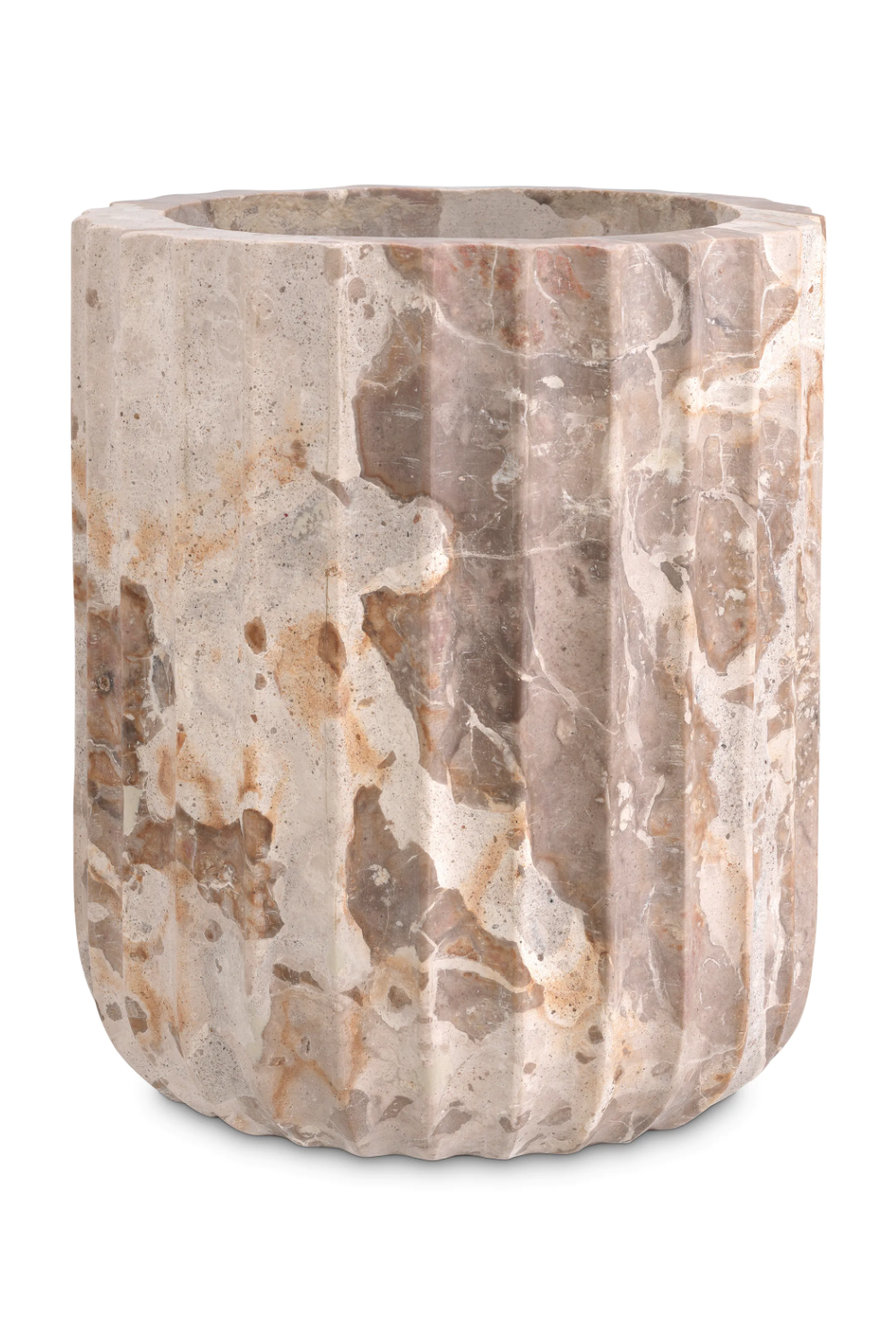 Image of Brown Marble Decorative Vase | Eichholtz Nava