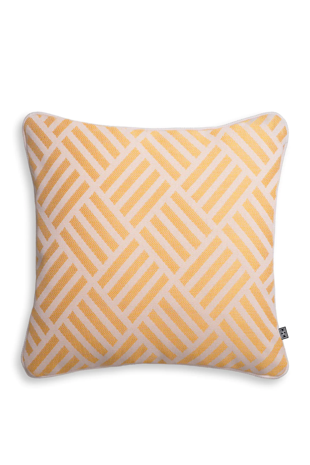 Image of Yellow Printed Cushion | Eichholtz Sonel