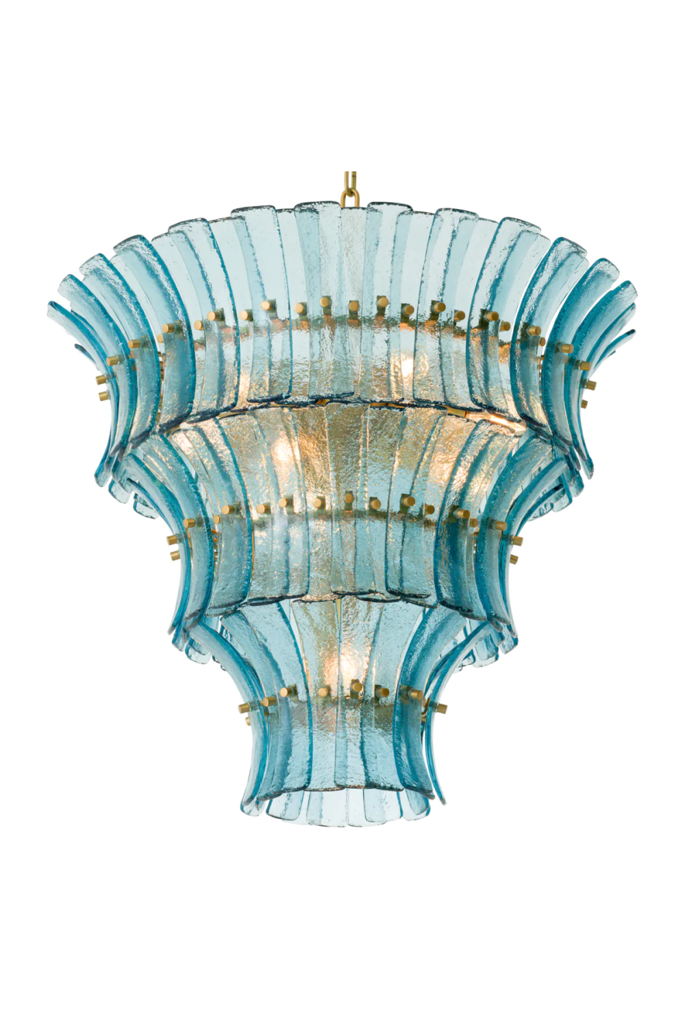 Image of Glass Tiered Chandelier | Eichholtz Toscano