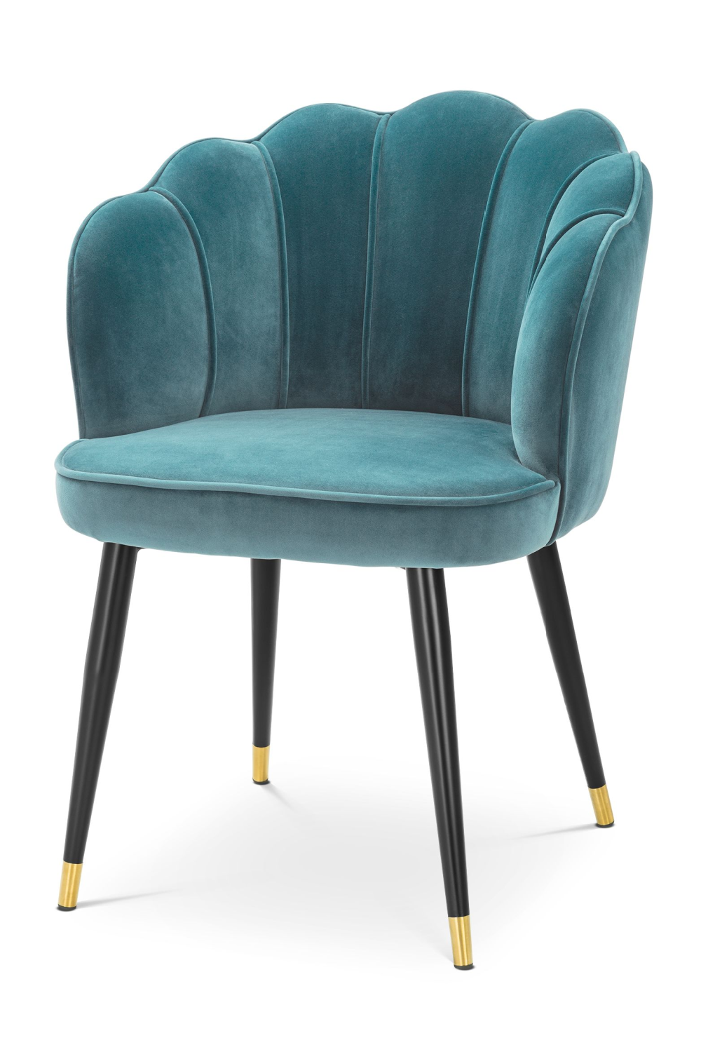 Blue Scalloped Dining Chair | Eichholtz Bristol