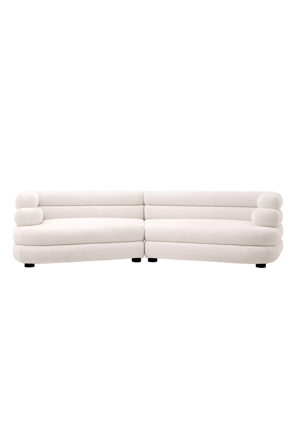 Image of White Fabric Modular Sofa | Eichholtz Malaga