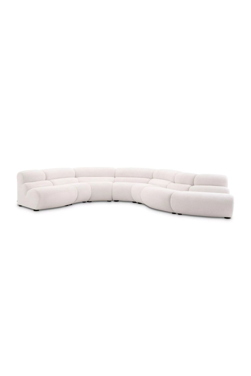 Modern Upholstered Outside Corner Sofa Eichholtz Lindau Light Brown Eichholtz - OROA