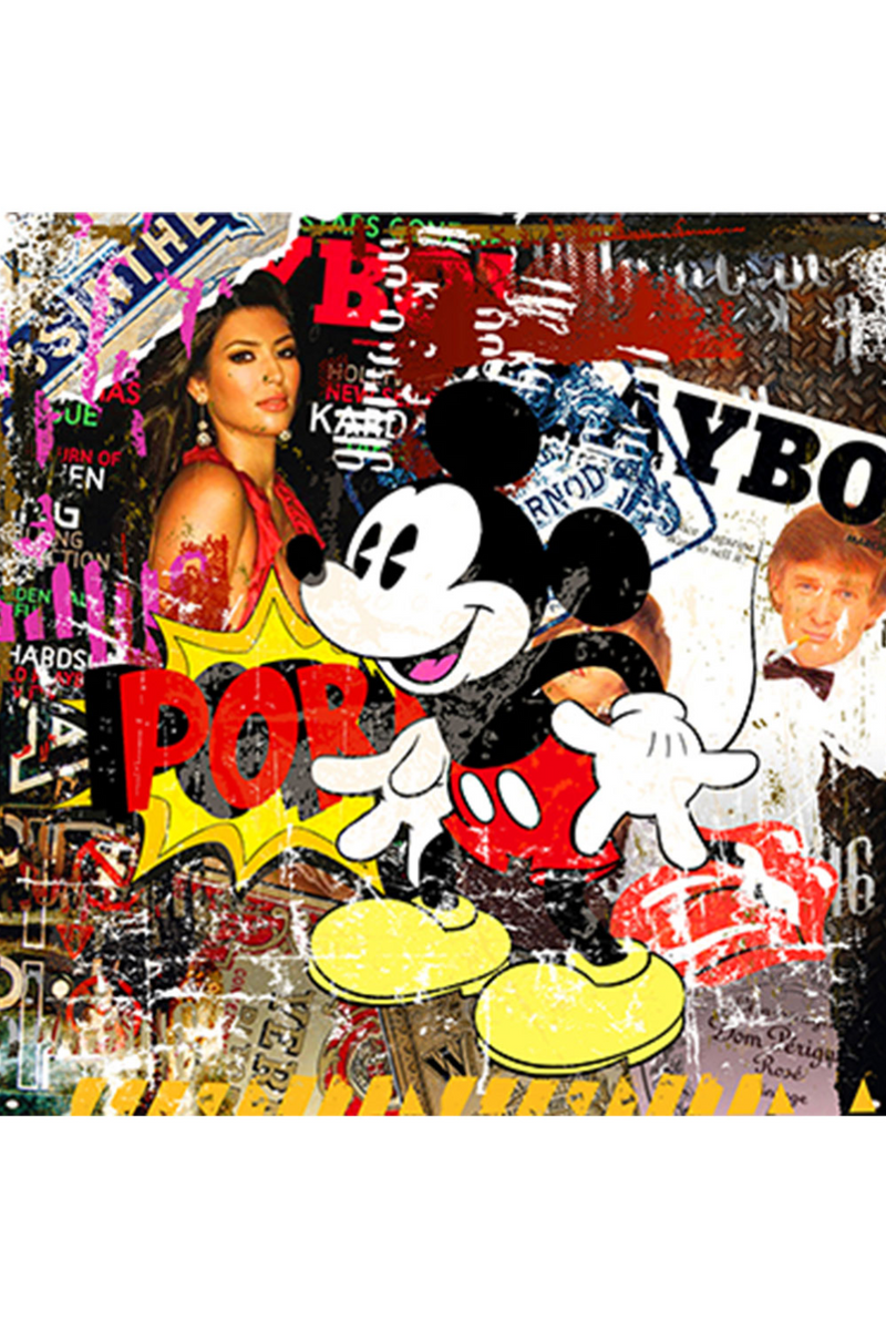 Disney Icon Photographic Artwork Andrew Martin Playboy Mickey Porn