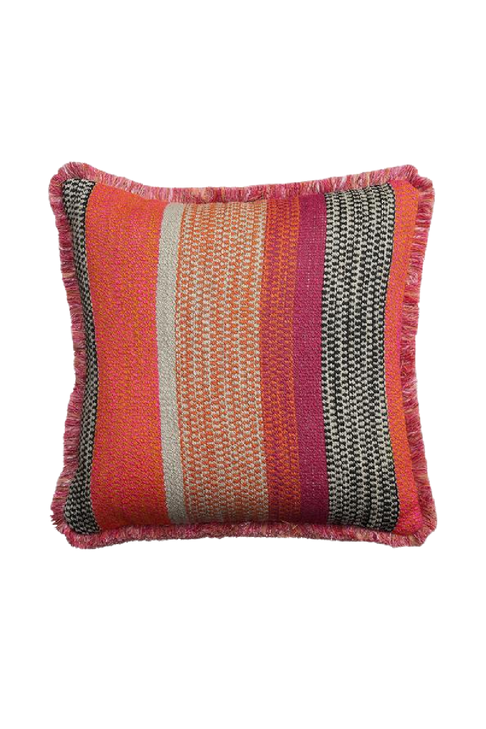 Image of Orange Striped Cushion | Andrew Martin Llama