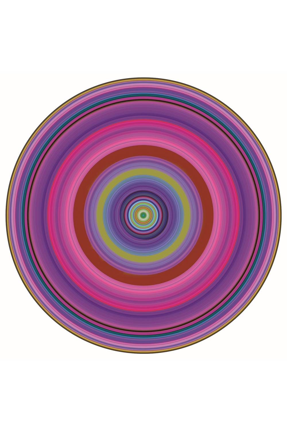 Gradient Plexiglass Art Print | Andrew Martin Circle Tip 3