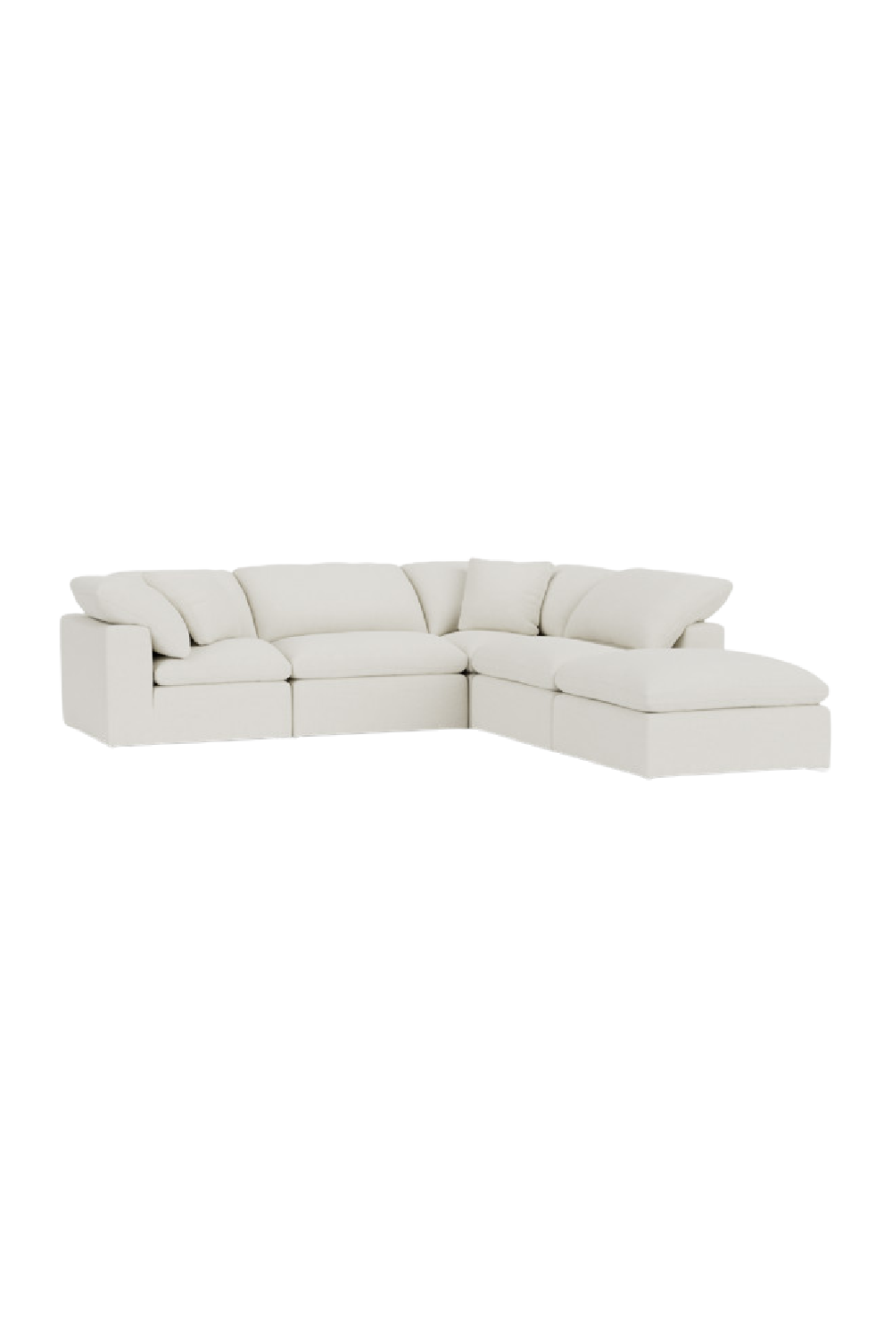 Image of White Linen Modular Sofa Jnr | Andrew Martin Truman