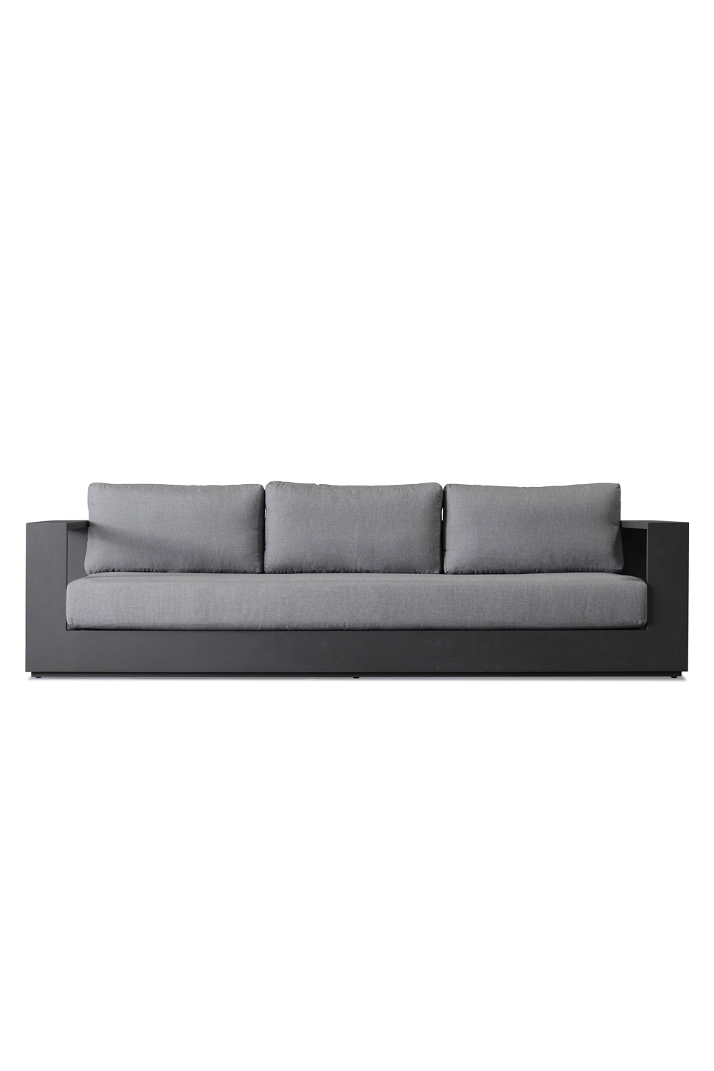 Gray Modern Outdoor Sofa Andrew Martin Bora 3 Seater Andrew Martin - OROA