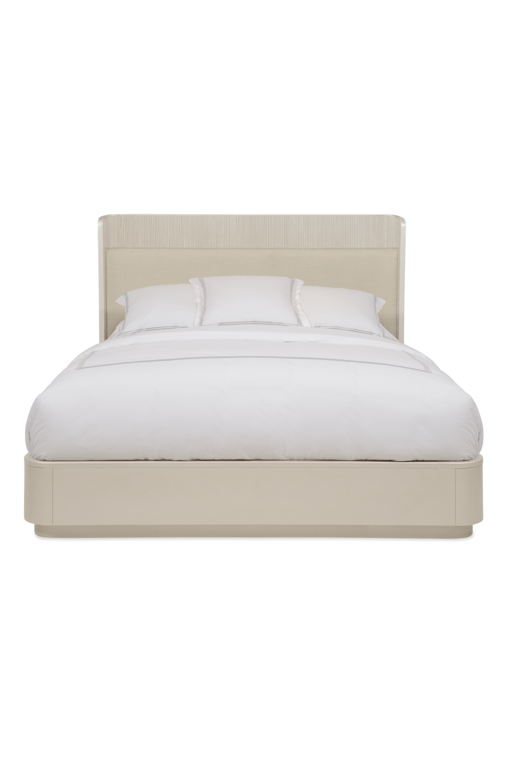 Image of Cream Modern Bed | Caracole Fall In Love