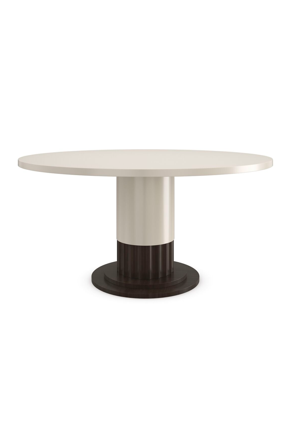 Image of Round Pedestal Dining Table | Caracole Dorian