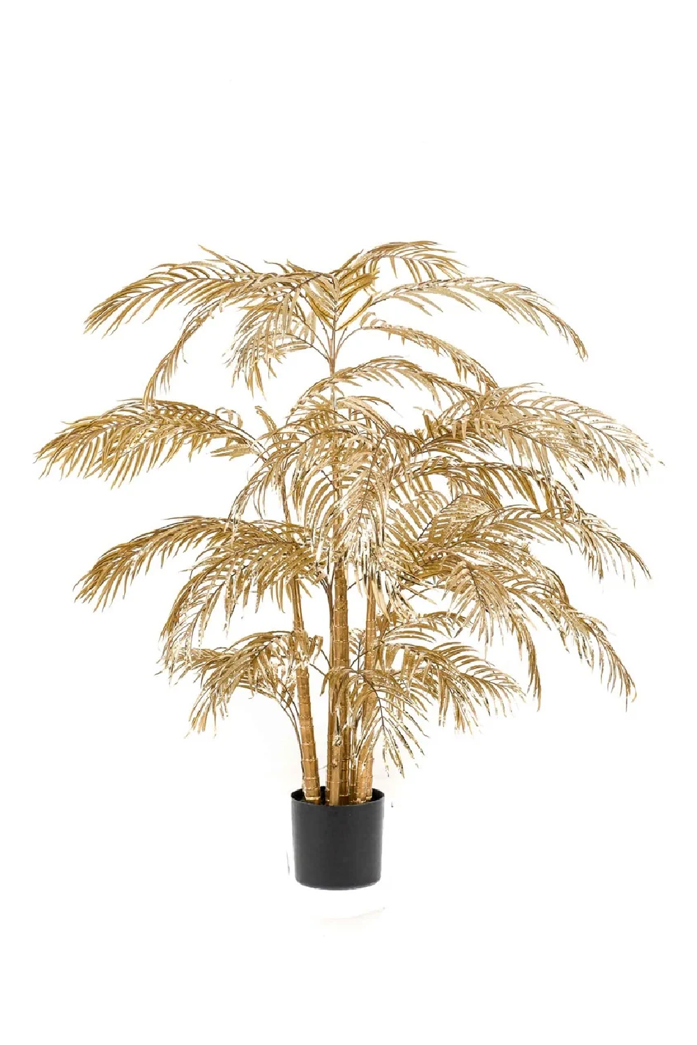 Image of Artificial Metallic Tropical Plant | Emerald Areca