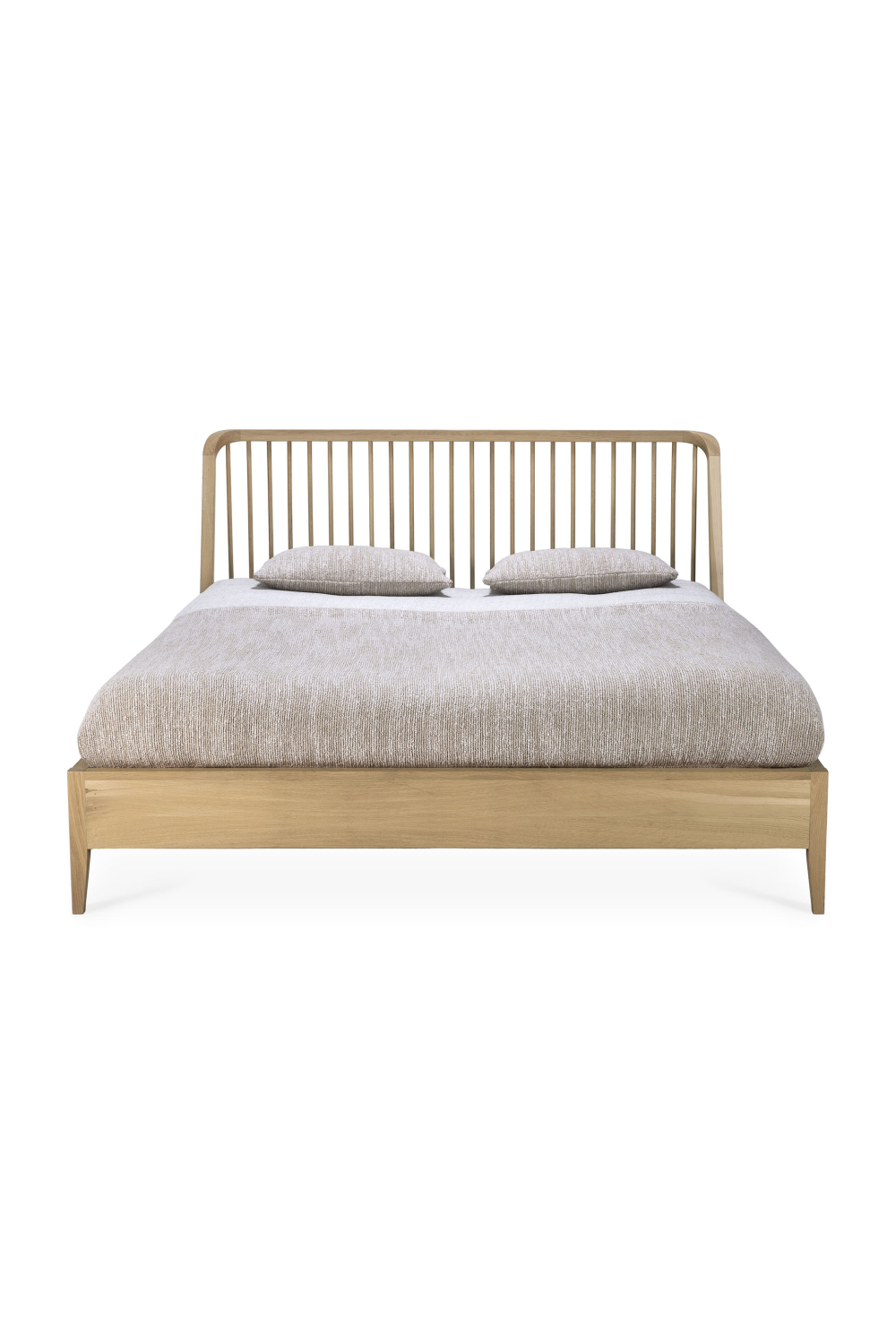 Image of Natural Oak Bed | Ethnicraft Spindle