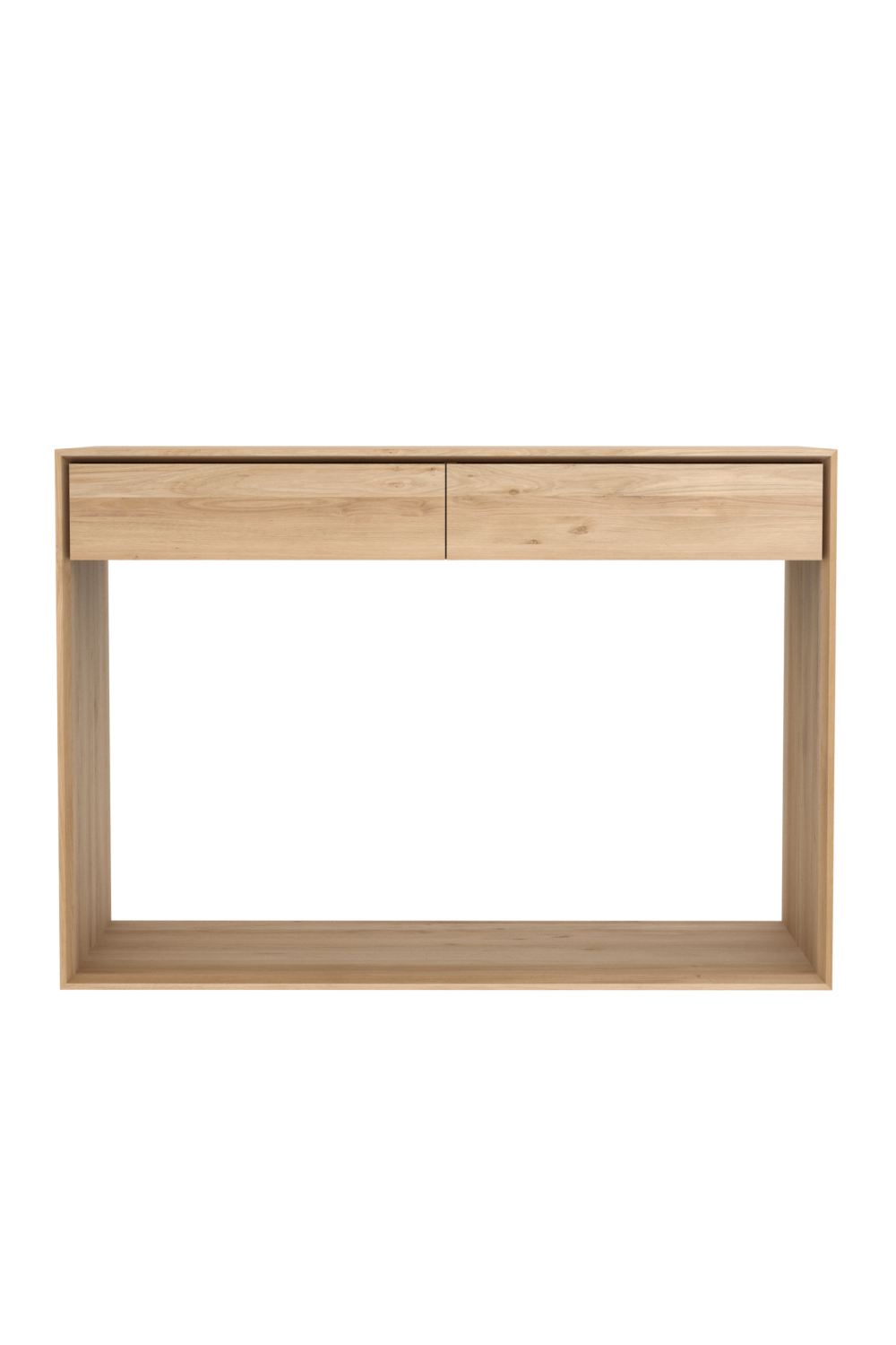 Image of Oak 2-Drawer Console Table | Ethnicraft Nordic