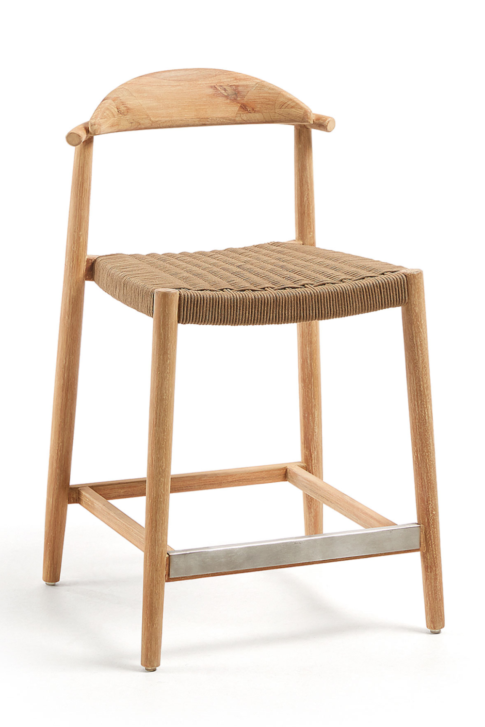 Image of Solid Wooden Barstool | La Forma Nina