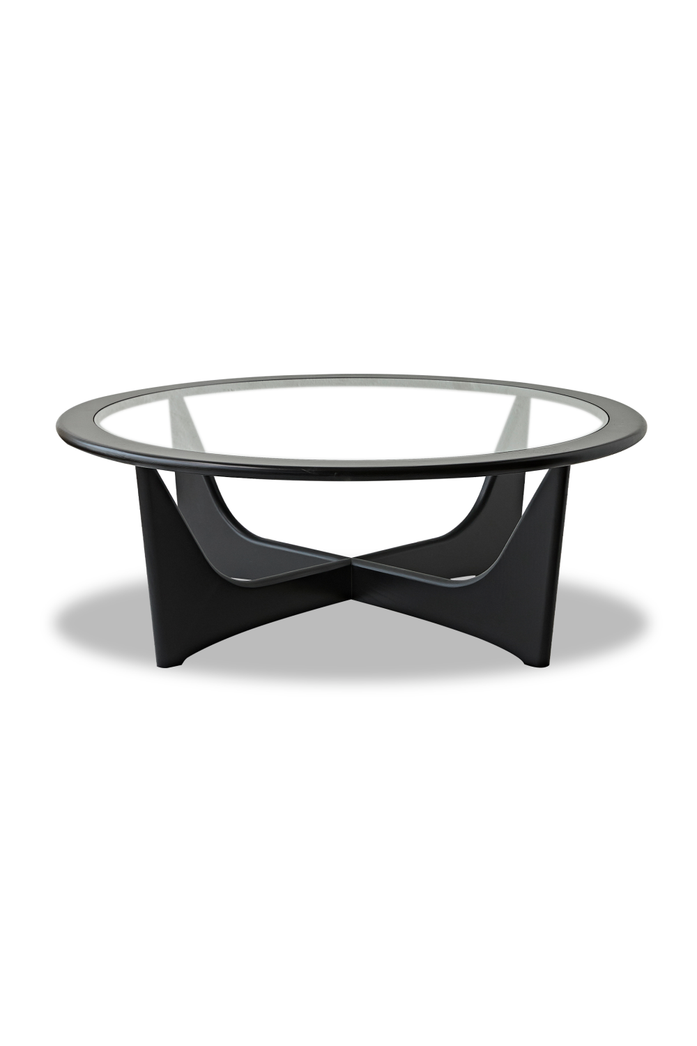 Round Glass Top Coffee Table Liang &amp; Eimil Sculpto Liang &amp; Eimil - OROA