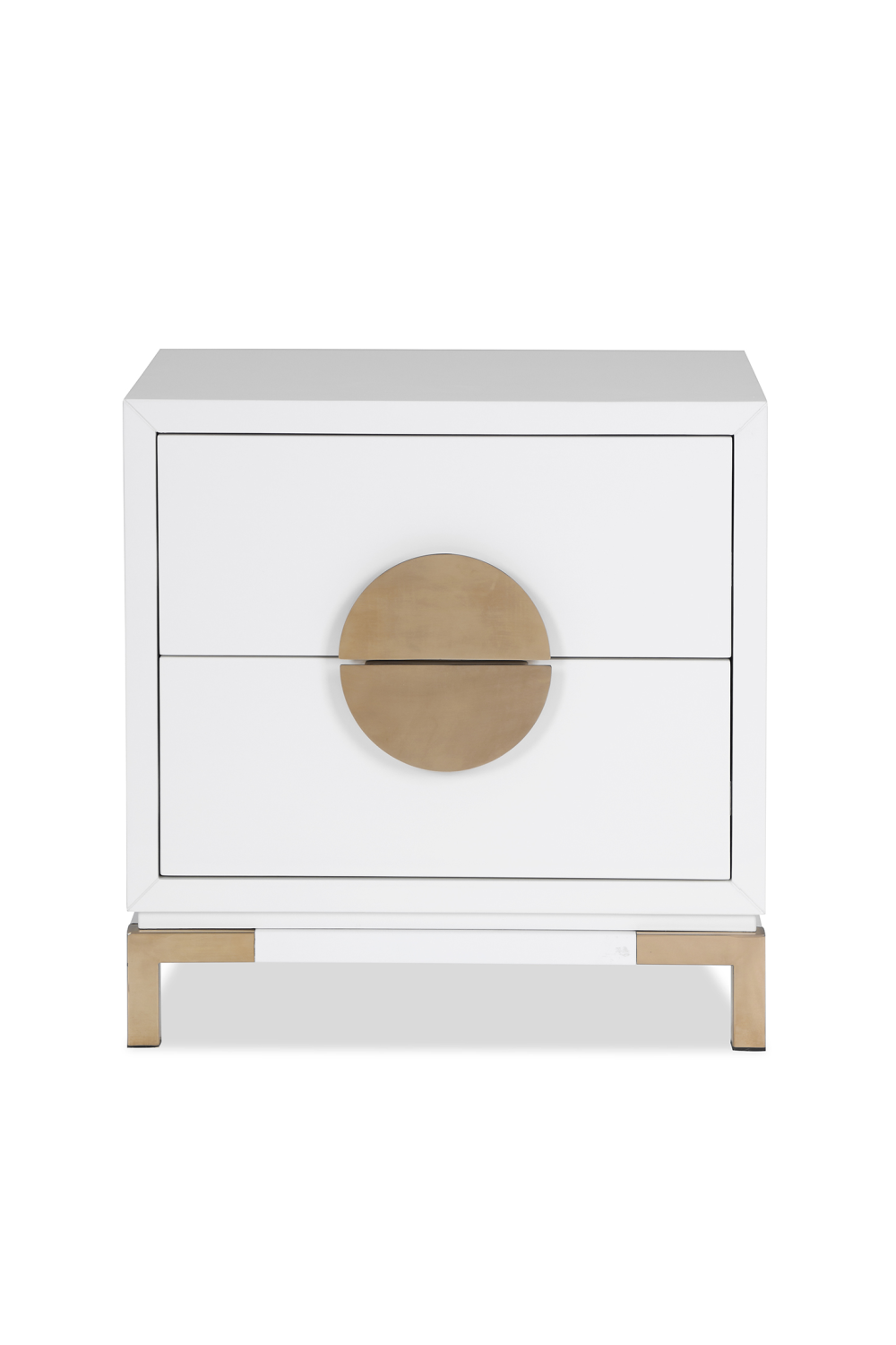 Image of White Lacquered Bedside Table | Liang & Eimil Otium