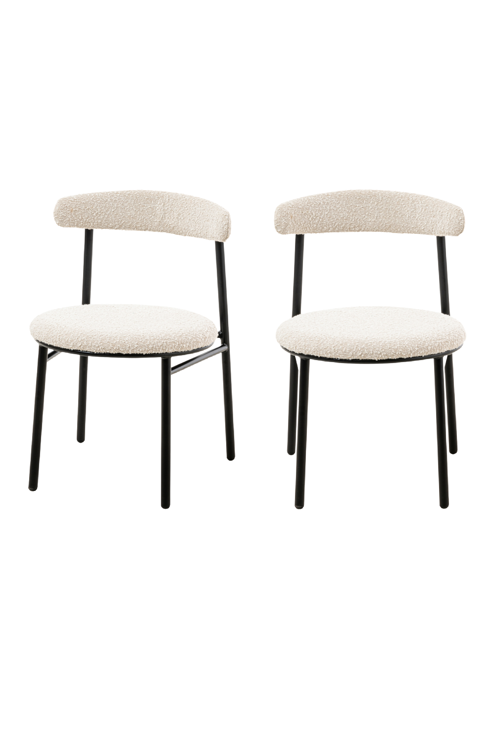 Boucle Dining Chair Set (2) Liang &amp; Eimil Nook Liang &amp; Eimil - OROA