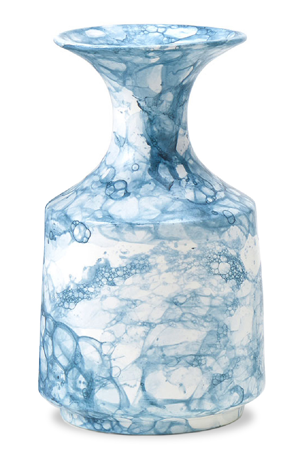 Image of Blue Swirls Ceramic Vase | Liang & Eimil Serena