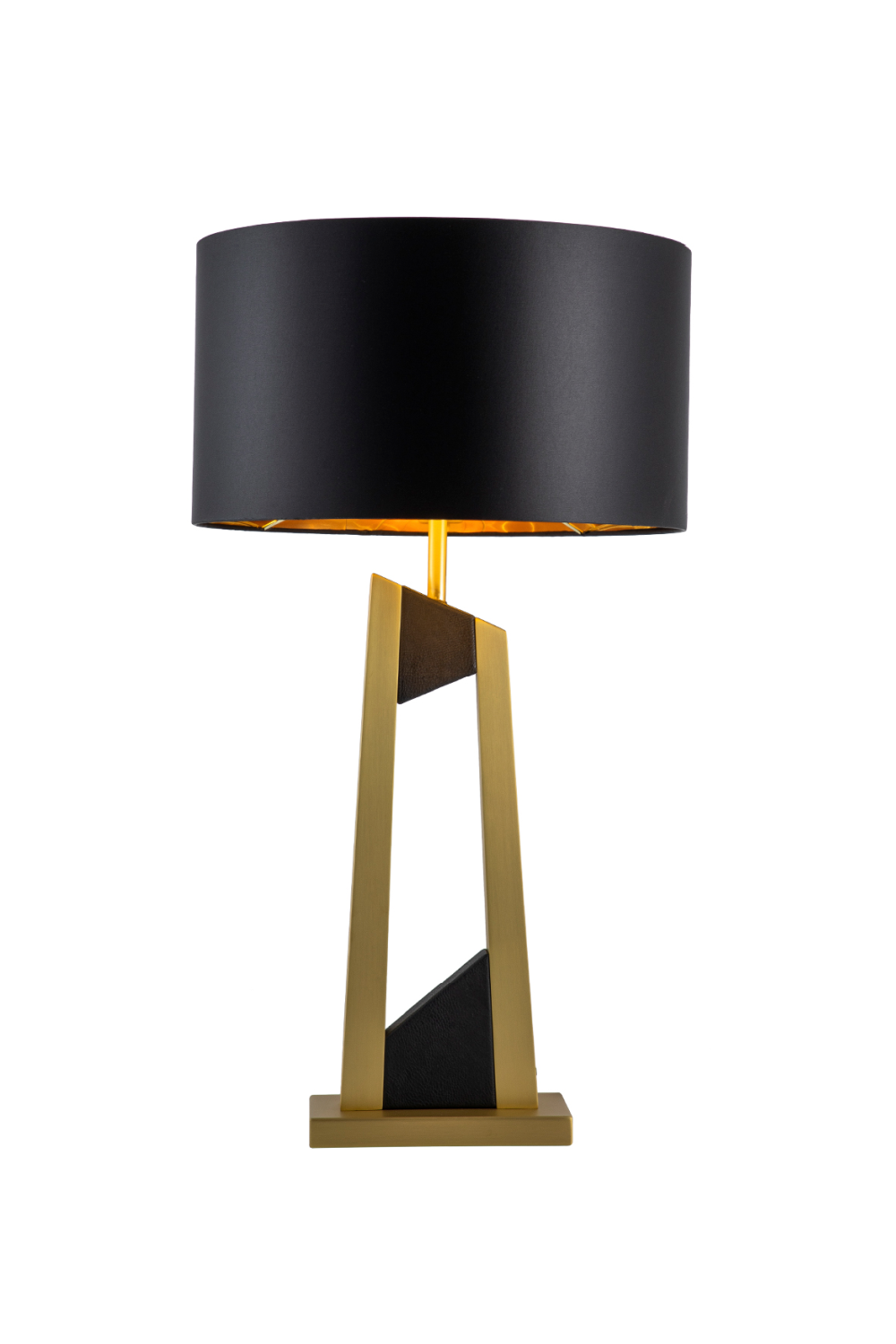 Image of Contemporary Leather Table Lamp | Liang & Eimil Pharo
