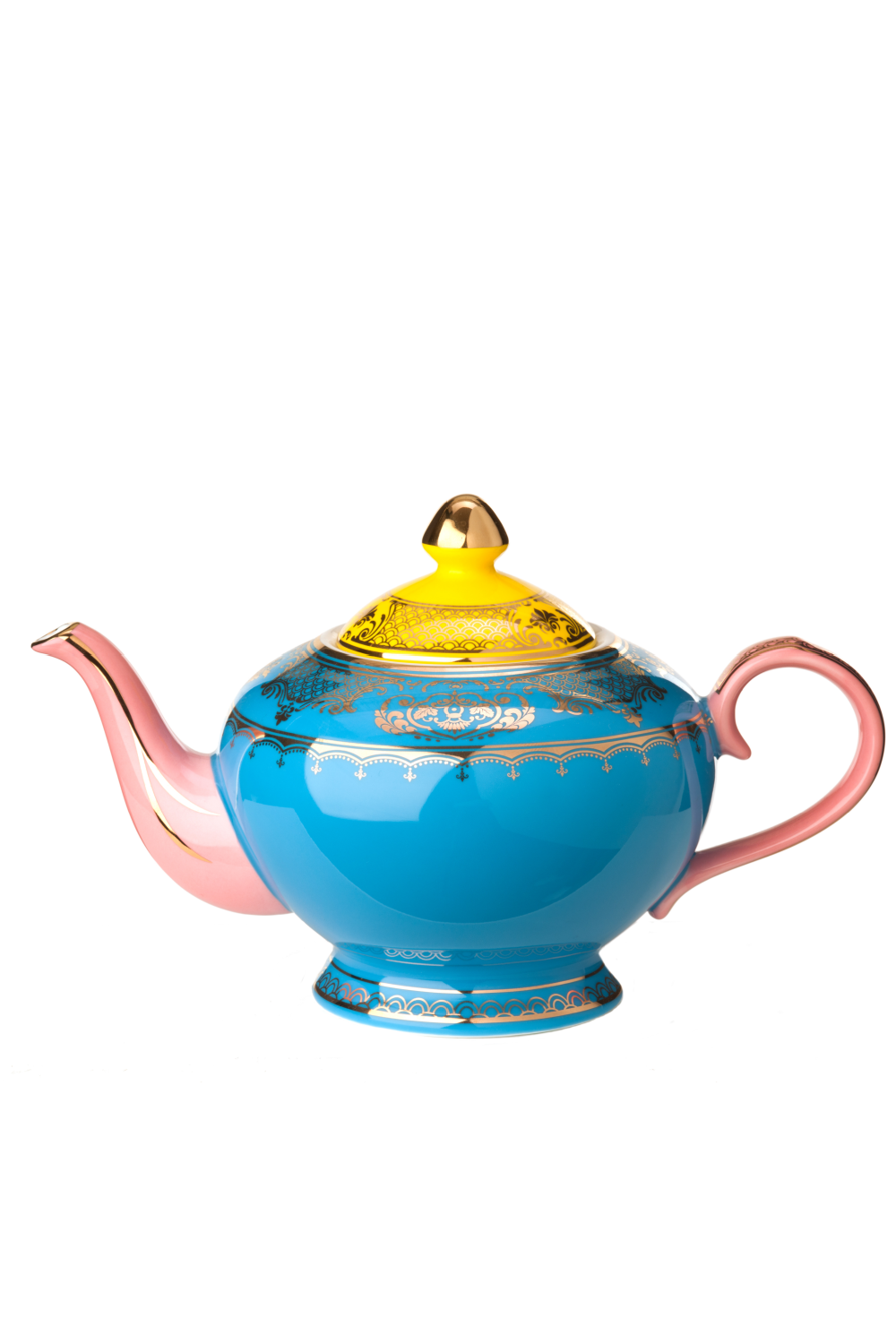 Image of Glazed Porcelain Teapot | Pols Potten Grandpa