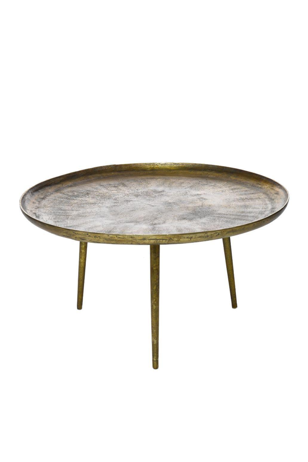 Round Antique Brass Coffee Table Pols Potten Pols Potten - OROA