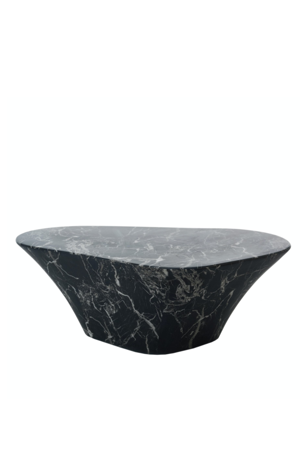 Black Marble Coffee Table Pols Potten Oval Pols Potten - OROA