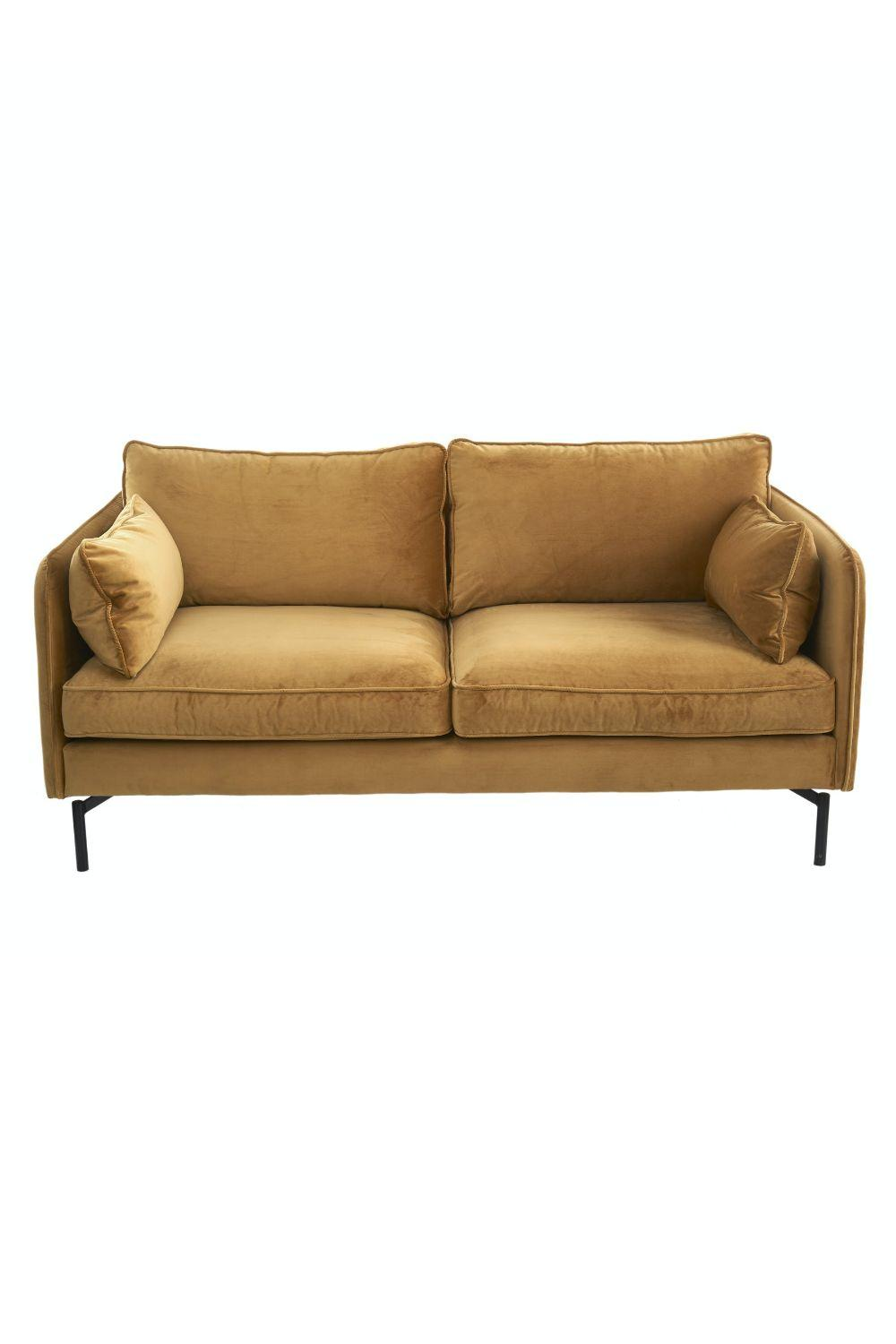 Amber Velvet Sofa Pols Potten PPno.2 Pols Potten - OROA