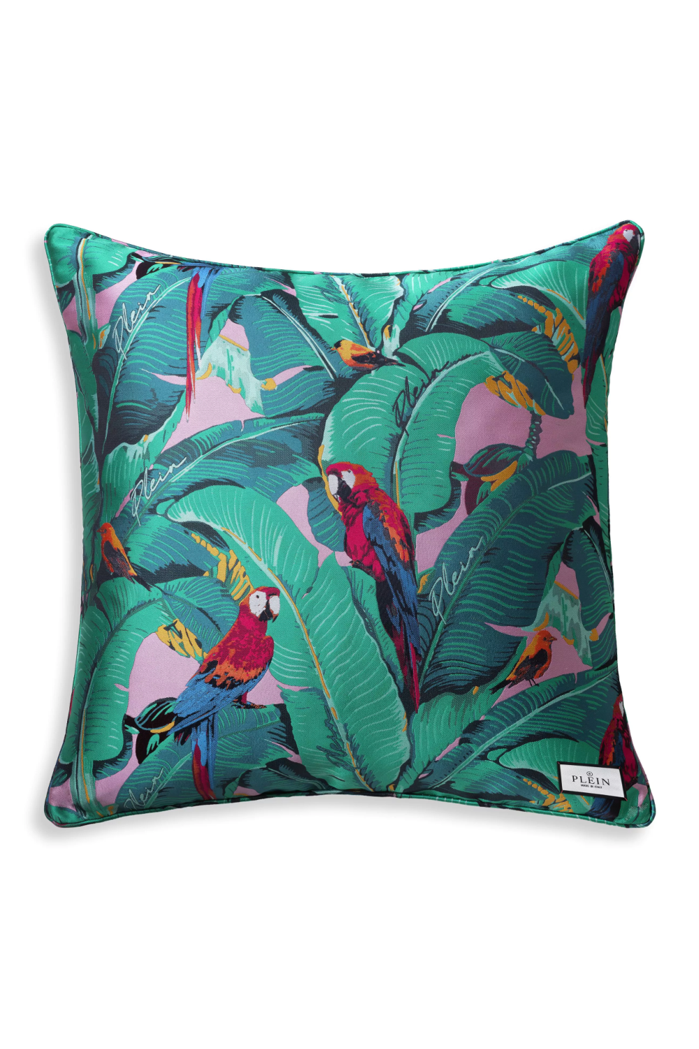 Wildlife Design Jacquard Cushion M Philipp Plein Parrot Philipp Plein Home Collection - OROA