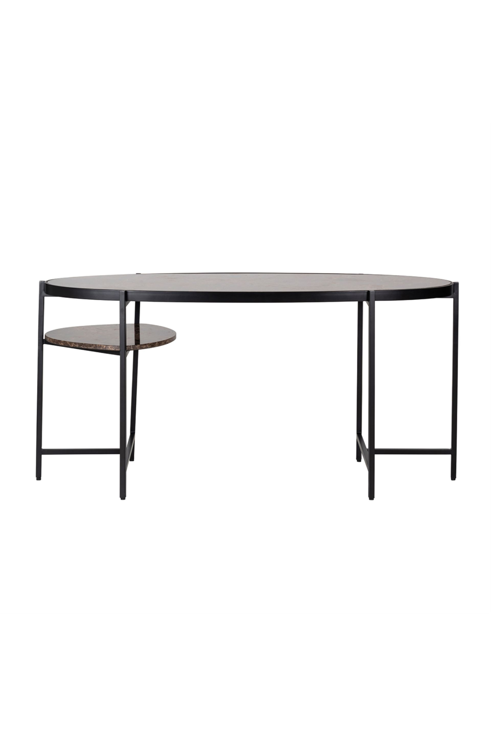 Brown Marble Modern Desk OROA Dalton OROA - OROA