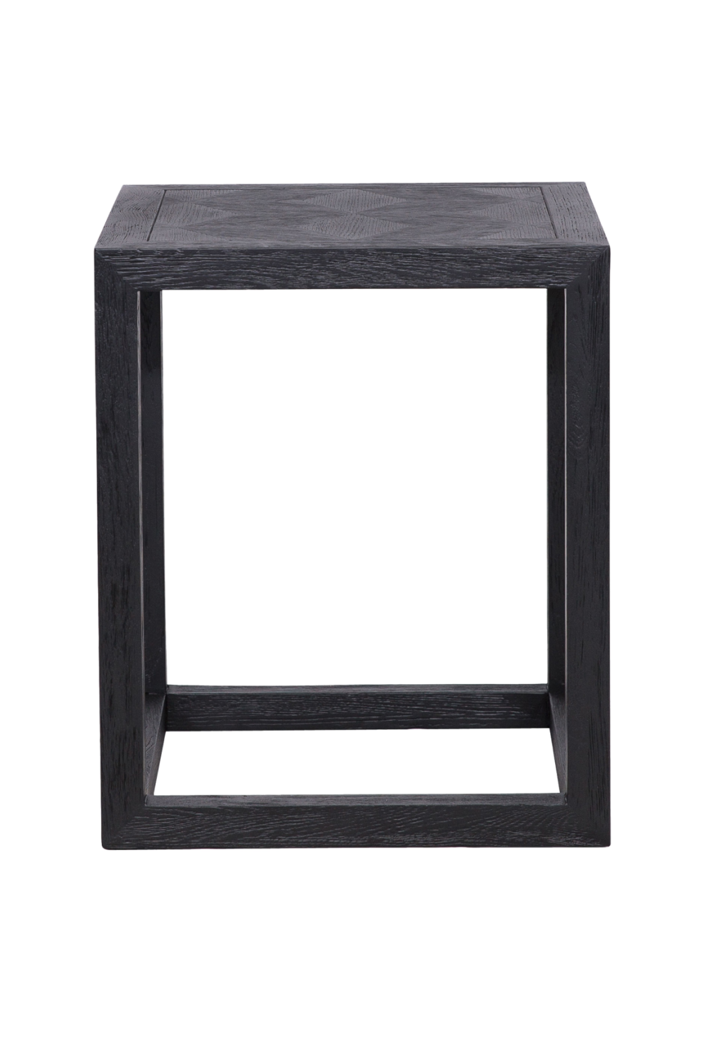 Square Black Oak Side Table OROA Blax OROA - OROA