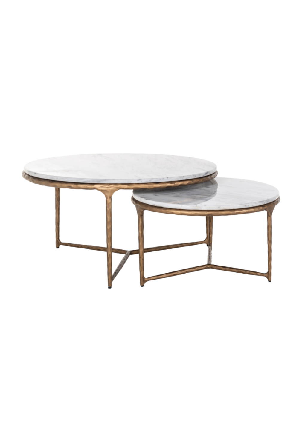 White Marble Nesting Coffee Tables (2) OROA Smith OROA - OROA