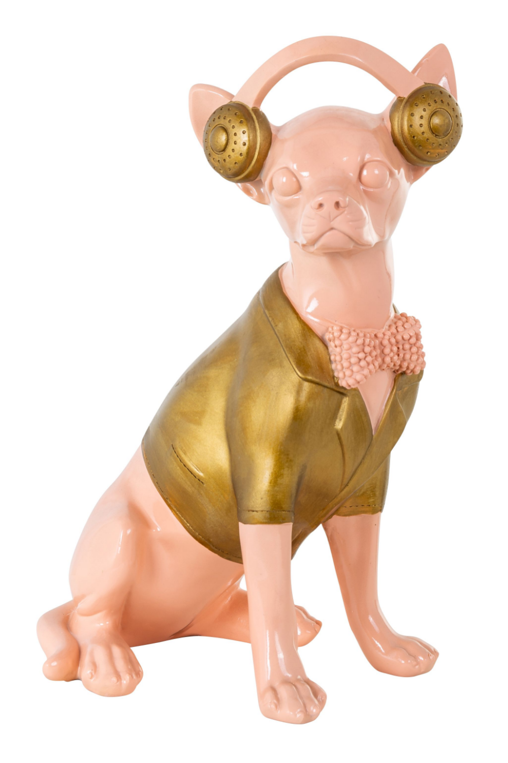 Gold Ensembled Pink Dog Deco OROA Chihuahua OROA - OROA