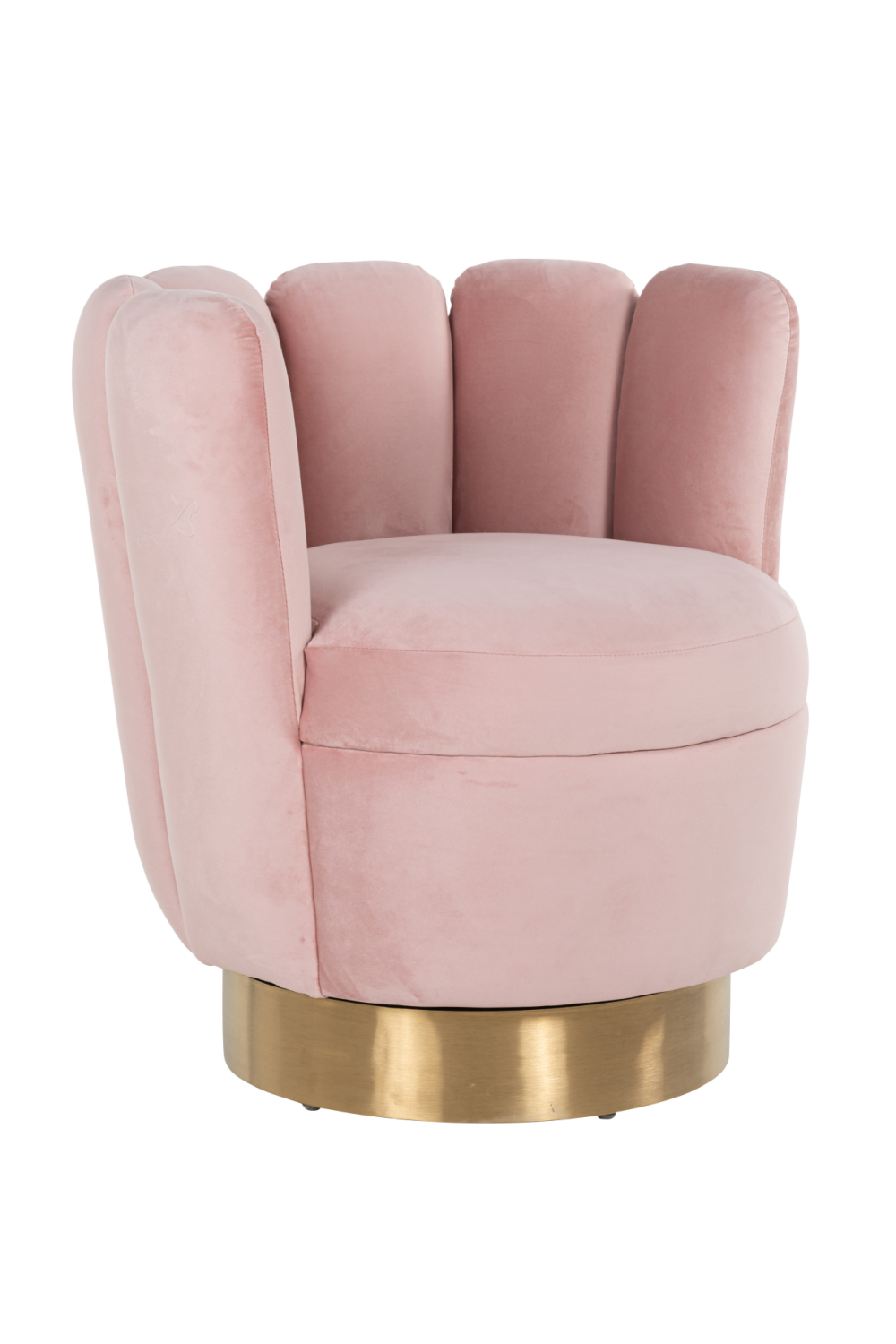 pink easy chair