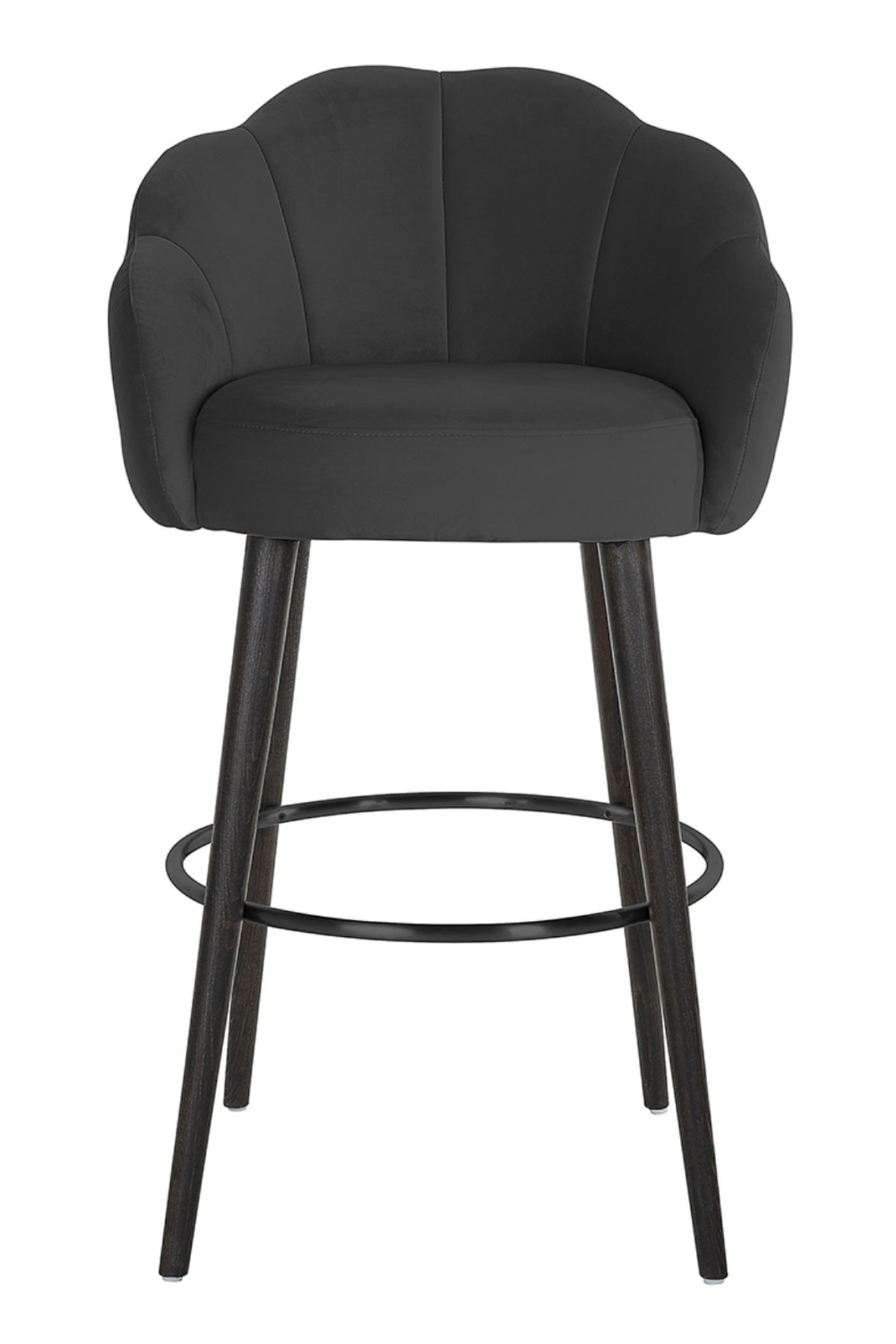 anthracite rattan stools