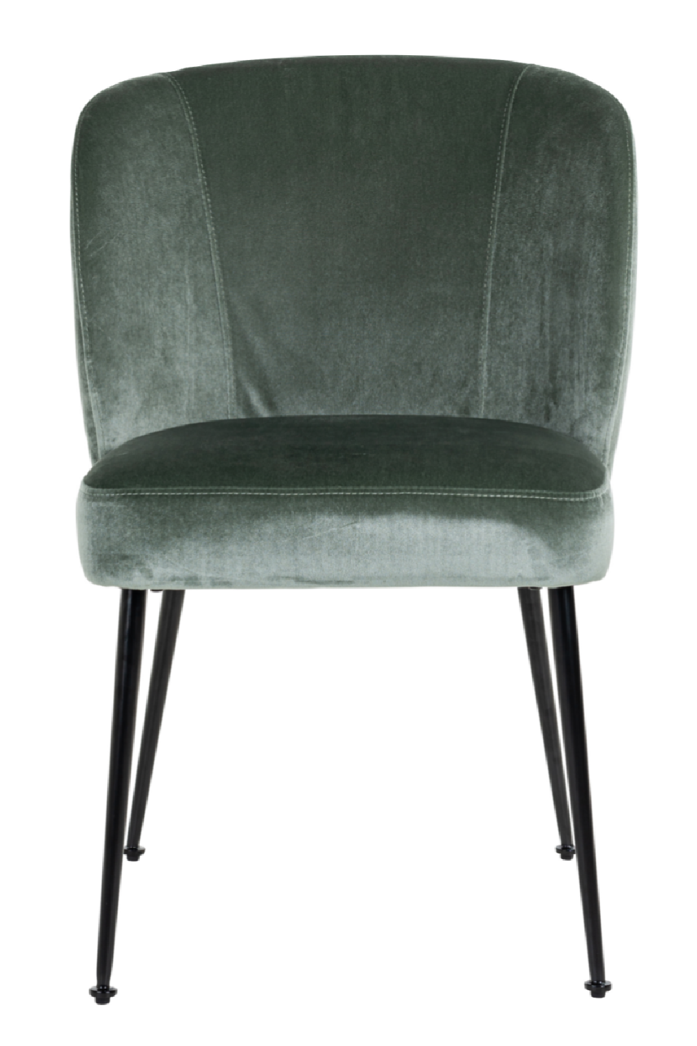 Black Leg Jade Velvet Chair OROA Fallon OROA - OROA