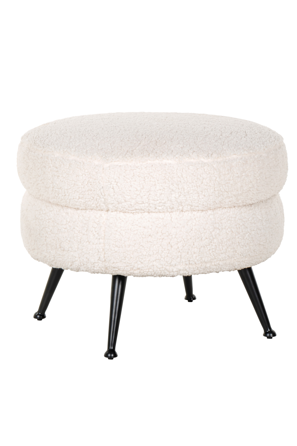 White Sheep Black Leg Pouf OROA Amelia OROA - OROA