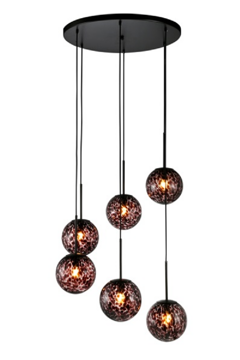 Six Glass Orb Hanging Lamp | OROA Kyana | OROA
