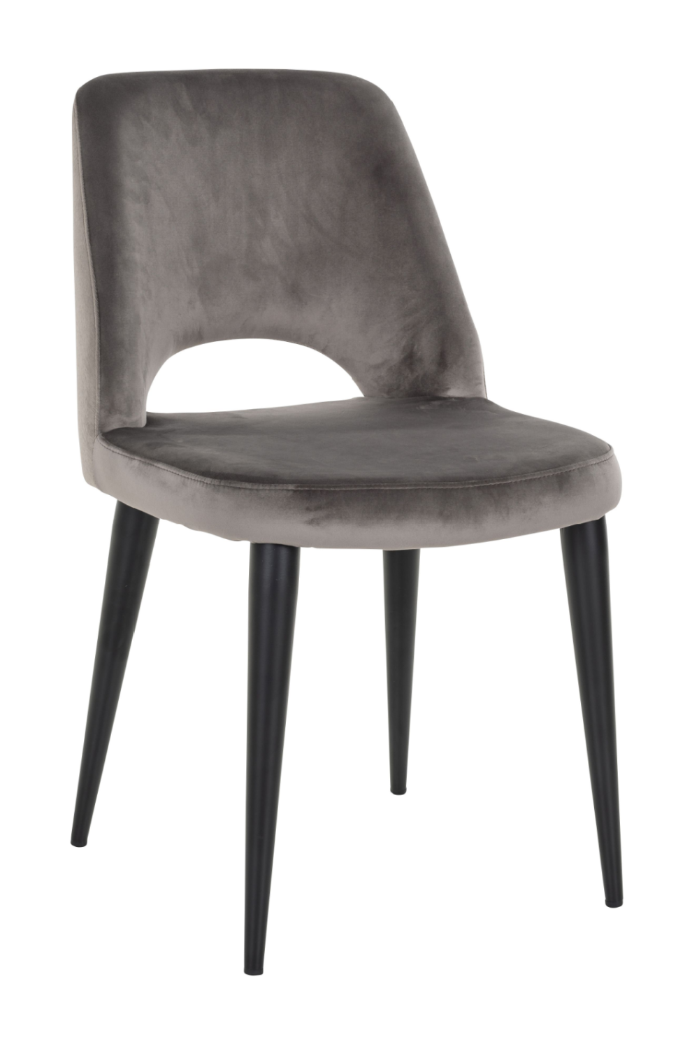 Stone Velvet Cut-Out Back Dining Chair OROA Tabitha OROA - OROA