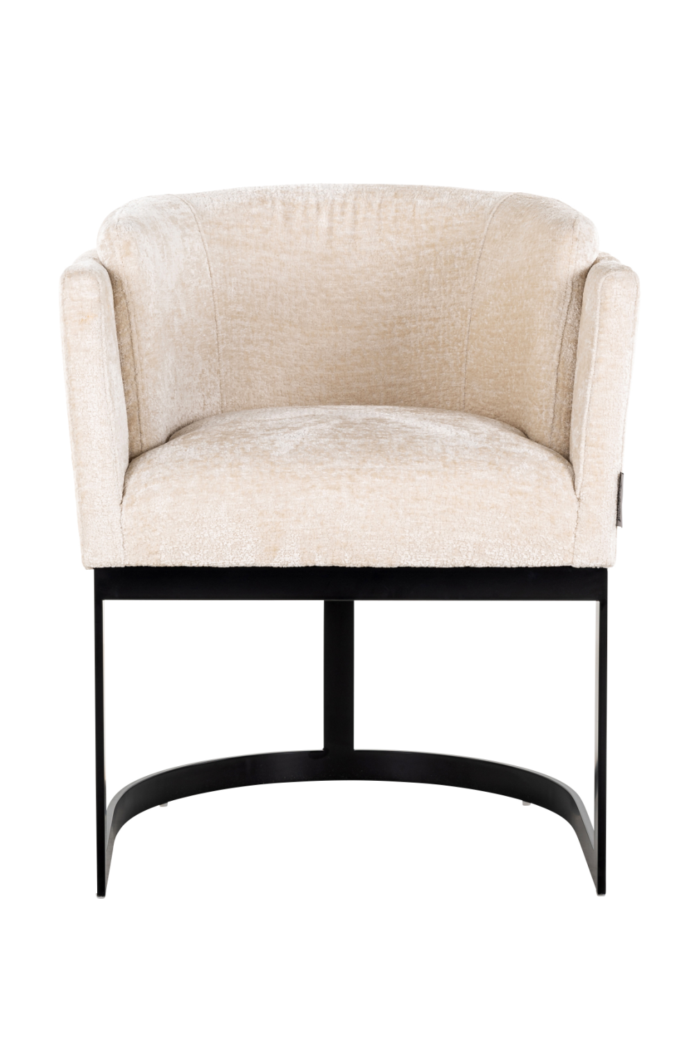 White Chenille Modern Chair OROA Emerson OROA - OROA