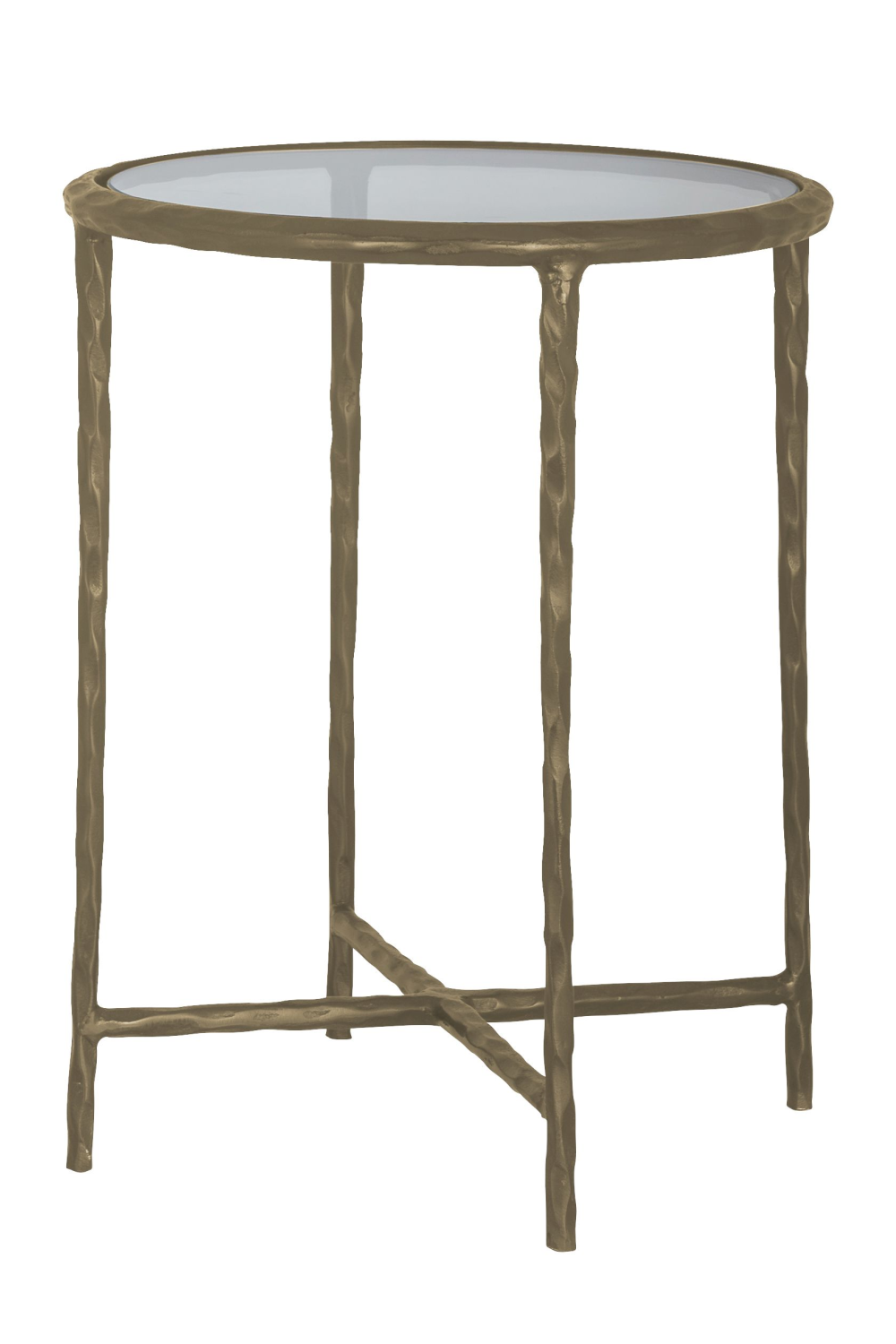 Round Glass End Table OROA Freya OROA - OROA