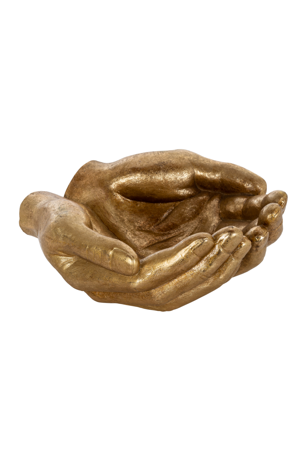 Gold Sculptured Hand Bowl OROA Hope OROA - OROA