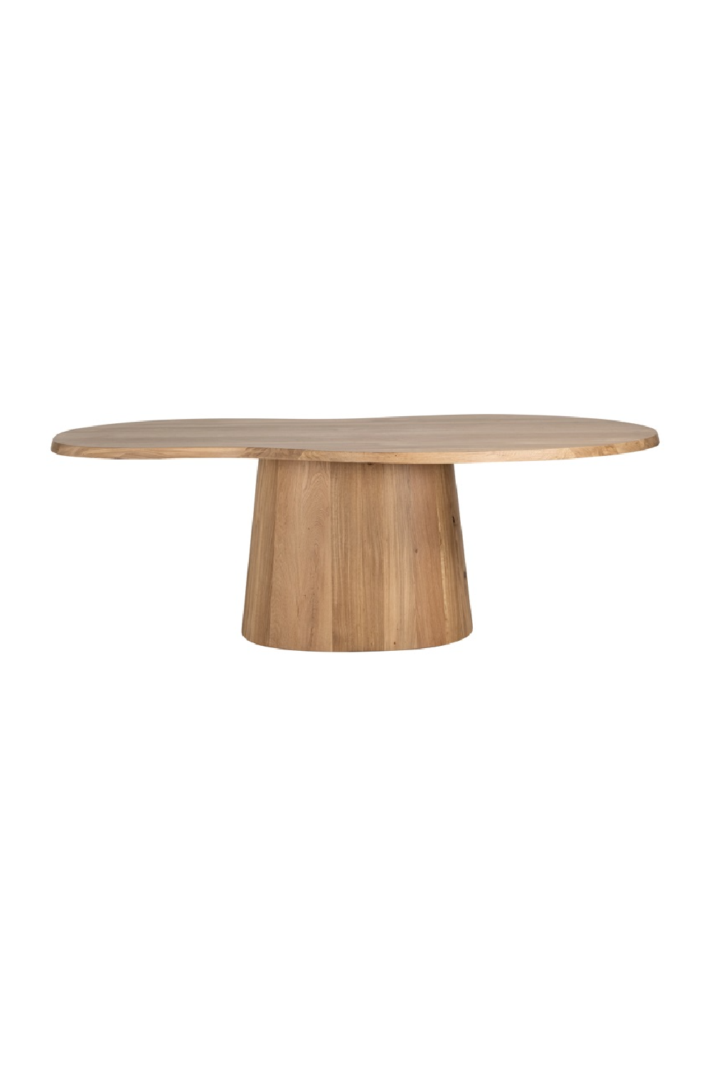 Image of Oak Organic-Shaped Dining Table | OROA Riva