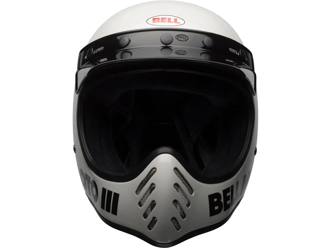 bell moto 3 helmet white