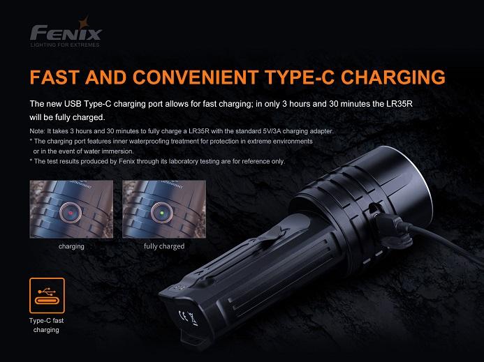 fenix lr35r flashlight