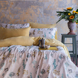 Mothering Sunday Bettbezug-Set mit Blumenmuster, Blau, Gelb, Blumen, Muttertagsgeschenk