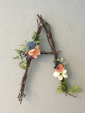 Woodland Twig Letters by Do Good Designs