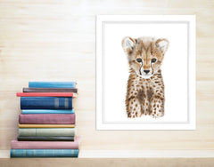 Framed Cheetah Animal Print