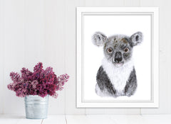 Gerahmter Baby-Koala-Tierdruck