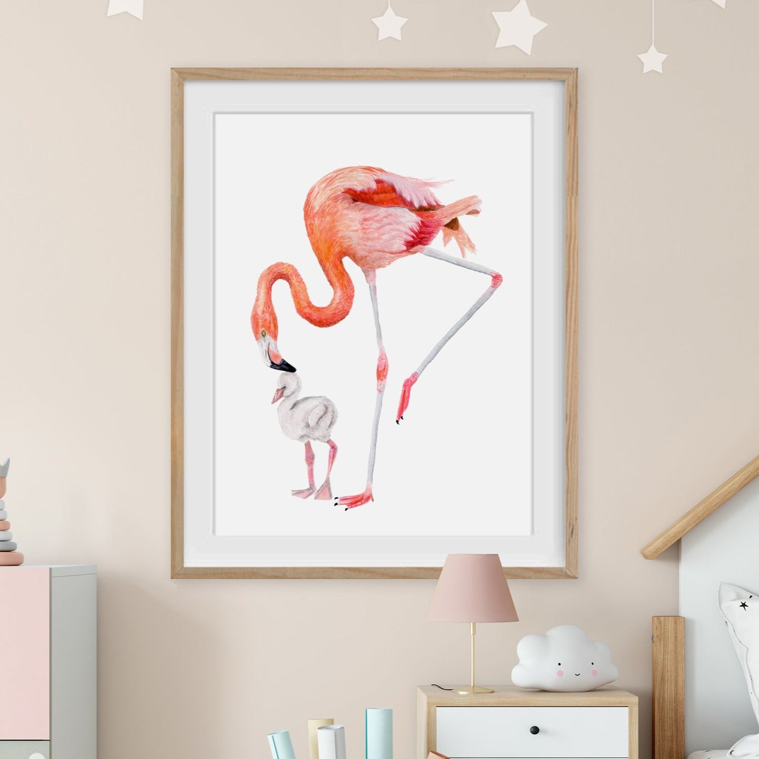 flamingo baby nursery