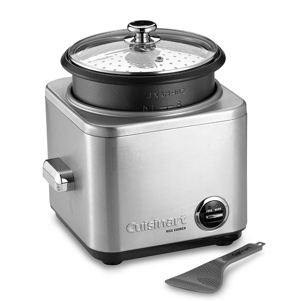 Cuisinart CRC-800 Rice Cooker and Steamer, Stainless Steel Silver, 8-C ...