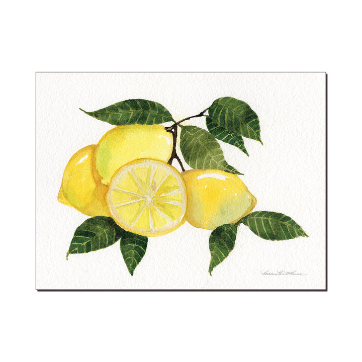 Premius Lemon Citrus Garden on Wood Plaque, 12x16 Inches – ShopBobbys